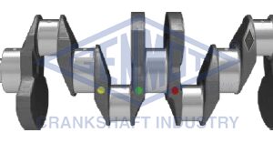 KRANK MİLİ HYUNDAI H100. H2600 2.6L D4BB TC TCI KAMYONET turbo 97-04 DÖVME ÇELİK 2311142902