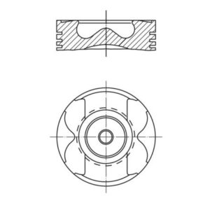 PISTON SEGMAN 0.50 80.50mm MERCEDES OM622 W447 . RENAULT R9M 1.6 dCi MEGANE TALISMAN TRAFIC NISSAN QASHQAI X-TRAIL NV300
