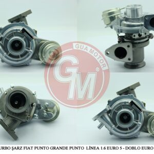 TURBO ŞARJ FIAT BRAVO PUNTO GRANDE PUNTO LİNEA EGEA 1.6 EURO 5 - DOBLO EURO 4 2009KASA 55230176-55209152-55220699