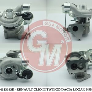 TURBO ŞARJ RENAULT CLİO II III TWINGO DACIA MCW LOGAN SANDERO K9K 1.5DCI 68HP