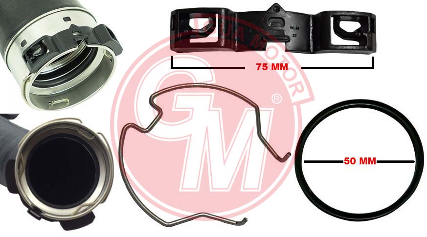 TURBO HORTUM TAMİR TAKIMI KALIN TARAF ÜNİVERSAL 144609034R-144609369R-144609116R
