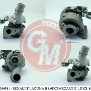 TURBO ŞARJ RENAULT LAGUNA II 1.9DCI MEGANE II 1.9DCI 110-115-120BG
