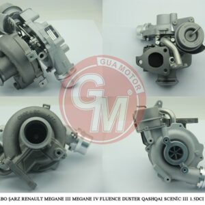 TURBO ŞARJ RENAULT MEGANE III MEGANE IV FLUENCE DACIA DUSTER QASHQAI SCENİC III 1.5DCI 90 BG EURO6 2013 144118807R-144113657R-144114428R