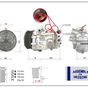 KLİMA KOMPRESÖRÜ SIFIR ÜRÜN FIAT DOBLO 10 FIORINO 07 GRANDE PUNTO 05 13 LINEA 07 CORSA D 06 14 P EUGEOT BIPPER CITROEN NEMO ALFA MITO 09 18 1.3 MTJ