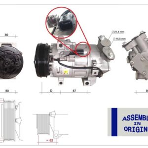 KLİMA KOMPRESÖRÜ SIFIR ÜRÜN RENAULT CLIO IV 1.2 16V