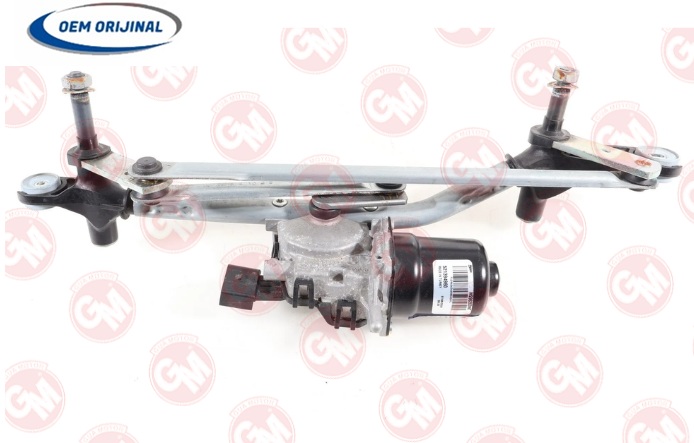 SİLECEK MOTORU ÖN CAM KOMPLE ŞASELİ-ORİJİNAL ÜRÜN FIAT 500