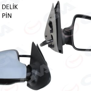 DIŞ DİKİZ AYNA SAĞ CLIO SYMBOL 13   ASTARLI KAPAK ÜÇGEN AYAK ELEKTRİKLİ SİNYALLİ REZİSTANSL I - SENSÖRLÜ 9 PİN