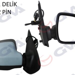 DIŞ DİKİZ AYNASI SAĞ SYMBOL-SANDERO 13 1 MEKANİK SİNYALLİ ASTARLI KONVEKS 2 FİŞ VM-6129PR