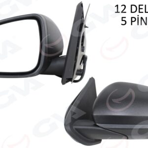 DIŞ DİKİZ AYNASI SOL ELEKTRİKLİ ISITMALI ASTARLI KONVEKS DACIA DUSTER 18- 12H5P VM-6805EHPL