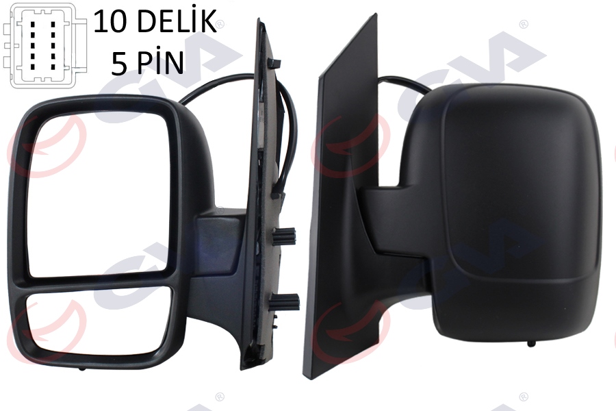 DIŞ DİKİZ AYNASI SOL SCUDO-EXPERT 07 ELEKTRİKLİ ISITMALI KONVEKS 5 FİŞ VM-6116EHL 8153.K9