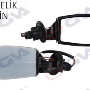 DIŞ DİKİZ AYNASI SAĞ PUNTO 04 ELEKTRİKLİ ISITMALI SİYAH ASTARLI KONVEKS 5 FİŞ VM-156EHPR
