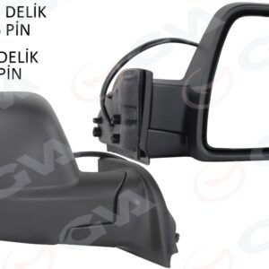 DIŞ DİKİZ AYNASI FIAT YENİ DOBLO COMBİ- CARG0 ELEKTRİKLİ DESENLİ REZİSTANSLI SAĞ 23- 155303120