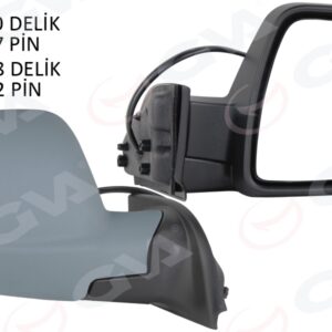 DIŞ DİKİZ AYNASI FIAT YENİ DOBLO COMBİ- CARG0 ELEKTRİKLİ ASTARLI REZİSTANSLI OTOMATİK AÇMA KAPAMA SAĞ 23- 155303122