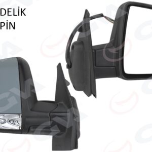 DIŞ DİKİZ AYNASI ELEKTRİKLİ SAĞ DOBLO III 2011 MD. SİNYALLİ KATLANIR / POWER FLOK ASTARLI 10 FİŞ 735645699
