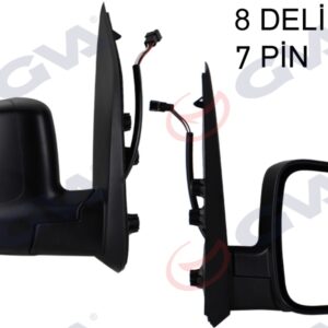 DIŞ DİKİZ AYNASI SAĞ FIORINO-BIPPER-NEMO 07 ELEKTRİKLİ ISITMALI SENSÖRLÜ KONVEKS 7 FİŞ VM-6115EHSR