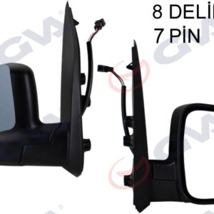 DIŞ DİKİZ AYNASI SAĞ FIORINO-BIPPER-NEMO 07 ELEKTRİKLİ ISITMALI SENSÖRLÜ ASTARLI KONVEKS 7 FİŞ VM-6115EHPSR