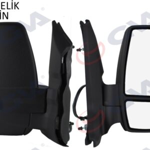 DIŞ DİKİZ AYNASI SAĞ TRANSIT V363 14 KISA KOL-KATLANMAZ ELEKTRİKLİ ISITMALI SARI SİNYALLİ DESENLİ KONVEKS 6 FİŞ VM-6329NEHR