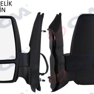 DIŞ DİKİZ AYNASI SOL TRANSIT V363 14 KISA KOL -KATLANMAZ E LEKTRİKLİ ISITMALI SARI SİNYALLİ DESENLİ KONVEKS 6 FİŞ VM-6329NEHL