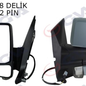 DIŞ DİKİZ AYNASI SOL TRANSİT CUSTOM V362 12 17 MEKANİK ASTARLI SİNYALLİ