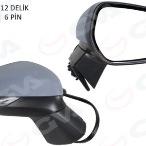 DIŞ DİKİZ AYNASI SAĞ ELEKTRİKLİ ISITMALI ASTARLI CONVEX PUMA 19-