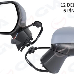 DIŞ DİKİZ AYNASI SOL ELEKTRİKLİ ISITMALI ASTARLI CONVEX PUMA 19-