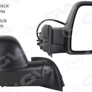 DIŞ DİKİZ AYNASI SAĞ BERLINGO-RIFTER 2019 COMBO-PROACE CITY 19  ELEKTRİKLİ DESENLİ REZİSTANSLI SENSÖRLÜ