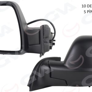 DIŞ DİKİZ AYNASI SOL BERLINGO- RIFTER 2019 COMBO-PROACE CITY 19  ELEKTRİKLİ DESENLİ REZİSTANSLI