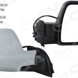 DIŞ DİKİZ AYNASI SAĞ BERLINGO-RIFTER 19 COMBO-PROACE CITY 19  ELEKTRİKLİ ASTARLI REZİSTANSLI SENSÖRLÜ