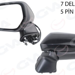 DIŞ DİKİZ AYNASI SOL ELEKTİKLİ SİNYALLİ KONV SİYAH 5 PİN Lİ TOYOTA COROLLA 19- 8794002924