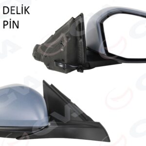 DIŞ DİKİZ AYNASI SAĞ OPEL ASTRA L 22  PEUGEOT P308 22  MANUEL KATLANIR