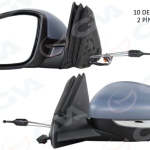 DIŞ DİKİZ AYNASI SOL MANUEL KATLANIR OPEL CORSA F 19  PEUGEOT P208 19  ELEKTRİKLİ-ASTARLI-ISITMALI