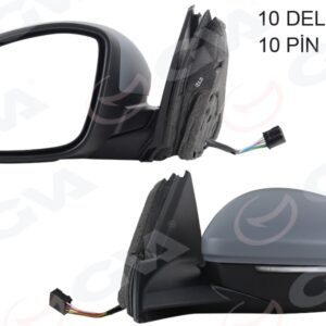 DIŞ DİKİZ AYNASI SOL ELEKTRİKLİ ISITMALI SİNYALLİ KATLANIR Ç.AYDINLATMALI ASTARLI KONVEKS 208 19- CORSA F 19- 10H10P 983758881T-98260232XT