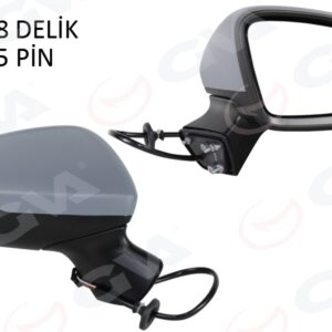 DIŞ DİKİZ AYNASI SAĞ CRUZE 17- -ASTRA K 15-22 ASTARLI KONVEKS