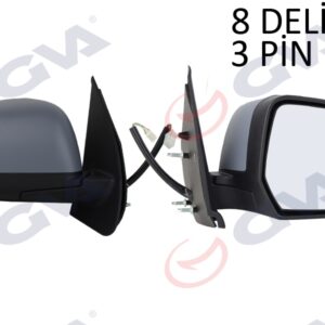 DIŞ DİKİZ AYNASI SAĞ MICRA 10 ELEKTRİKLİ ASTARLI KONVEKS 3 FİŞ VM-223EHPR 96301-1HB0B