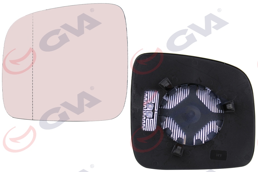 AYNA CAMI SOL CADDY 04 ISITMALI ASFERİK VM-375AGHL 7H1857521A-7E1857521