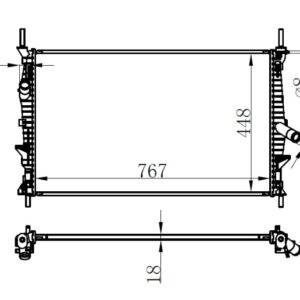 MOTOR SU RADYATORU TRANSIT TUORNEO CUSTOM V362 V363 2.2TDCI 100PS 125PS 135PS 140PS 155PS 12 BRAZI NG