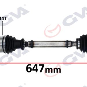 KOMPLE AKS SOL MEGANE I 1.4/1.6 96-03 ABS Lİ 44DİŞ 647mm
