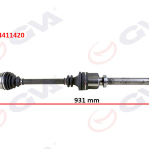 KOMPLE AKS SAĞ MEGANE 3-FLUENCE 1.5 DCİ 6 VİTES 09 931mm 8200725502-391000128R-8200896391