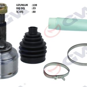 AKS KAFASI DIŞ ÖN CLIO IV 0.9Tce / 1.5 DCI MANUEL 12- 23x30x49 139.50mm
