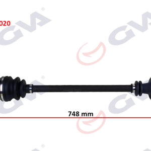 KOMPLE AKS SAĞ LAGUNA I 1.6 16V 93-01 747mm