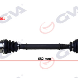 KOMPLE AKS SOL DACIA LOGAN-SANDERO 1.5 DCİ 04-12 682mm
