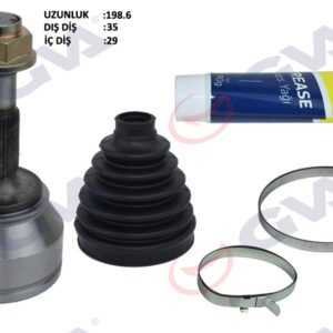 AKS KAFASI DIŞ ÖN DUCATO-BOXER-JUMPER 2.2/2.3 MJTD 06-14 35x29x71.5 198mm 1608505580-3273.PP-71771175