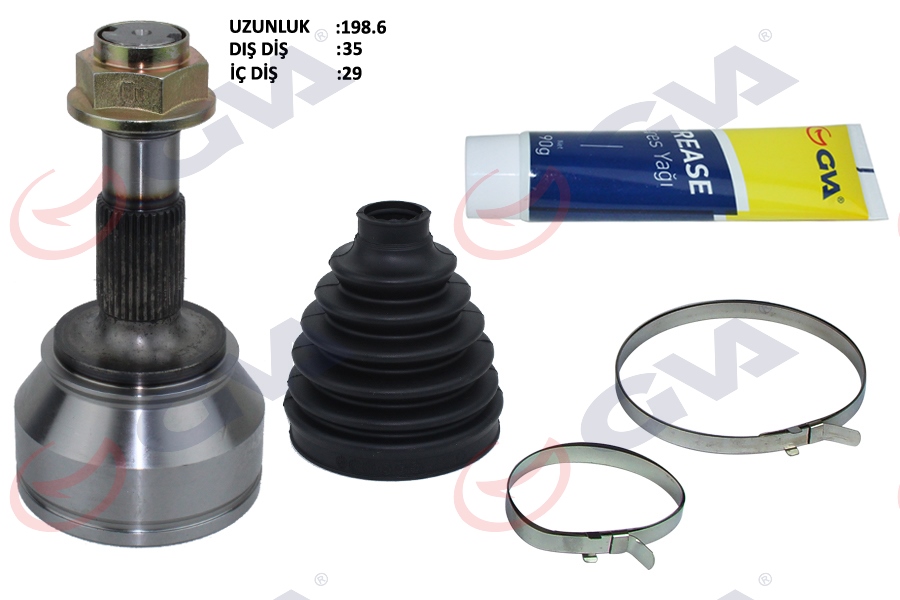 AKS KAFASI DIŞ ÖN DUCATO-BOXER-JUMPER 2.2/2.3 MJTD 06-14 35x29x71.5 198mm 1608505580-3273.PP-71771175