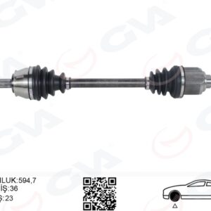 KOMPLE AKS SOL ON FIAT DOBLO 119.223 1.4 01-10