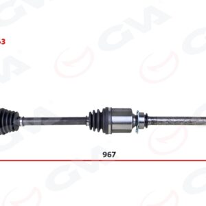 KOMPLE AKS SAĞ MİLLİ DOBLO 1.3 MULTIJET 10 967mm