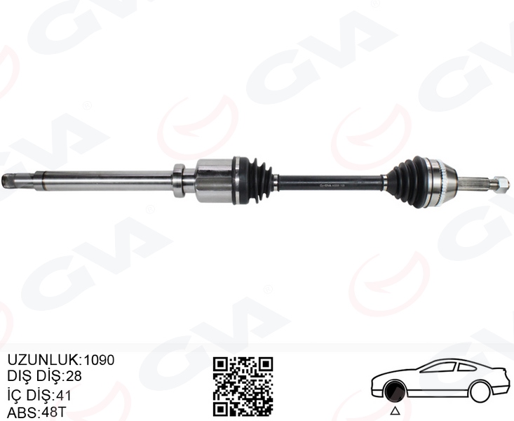 ÖN AKS KOMPLE SAĞ FORD TRANSIT V347 2.2TDCI 115PS -140PS 07 11 8C113B436AD-CC113B436BB-1512911