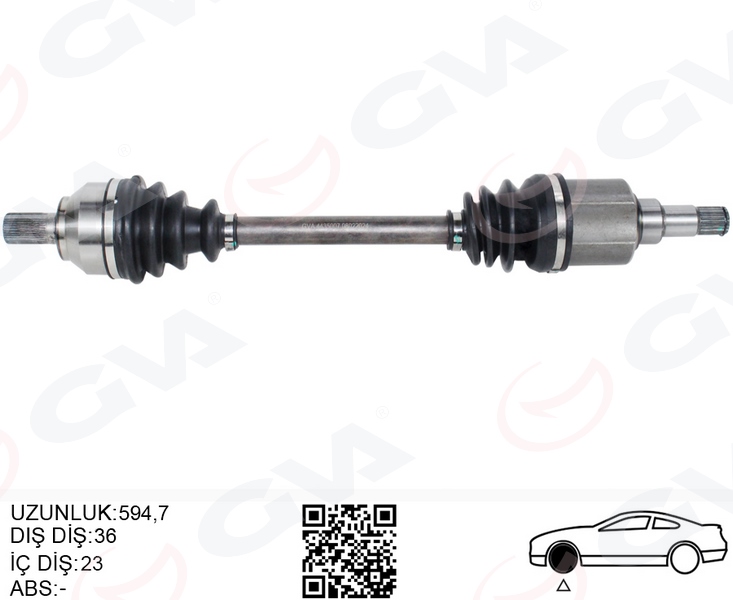 ÖN AKS KOMPLE SOL FOCUS II 1.6- 1.8 TI 04 11 C MAX 1.6 1.8 TI 05 11 BENZINLI VOLVO S40 II 1.6 05 12 V50 1.6 05 12