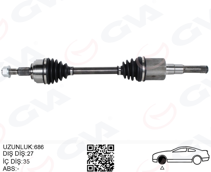 ÖN AKS KOMPLE SOL FORD YENI FOCUS IV 17 SANZ. OTOMATIGI 8 VITES 1.5L DURATORQ-TDCI