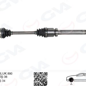 ÖN AKS KOMPLE SAĞ FOCUS II 04 09 1.6 TDCI CVT OTOM. DIZEL
