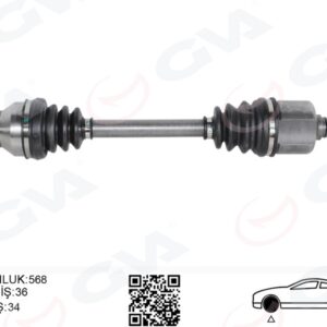 ÖN AKS KOMPLE SOL FOCUS II 04 09 1.6 TDCI CVT OTOM. DIZEL